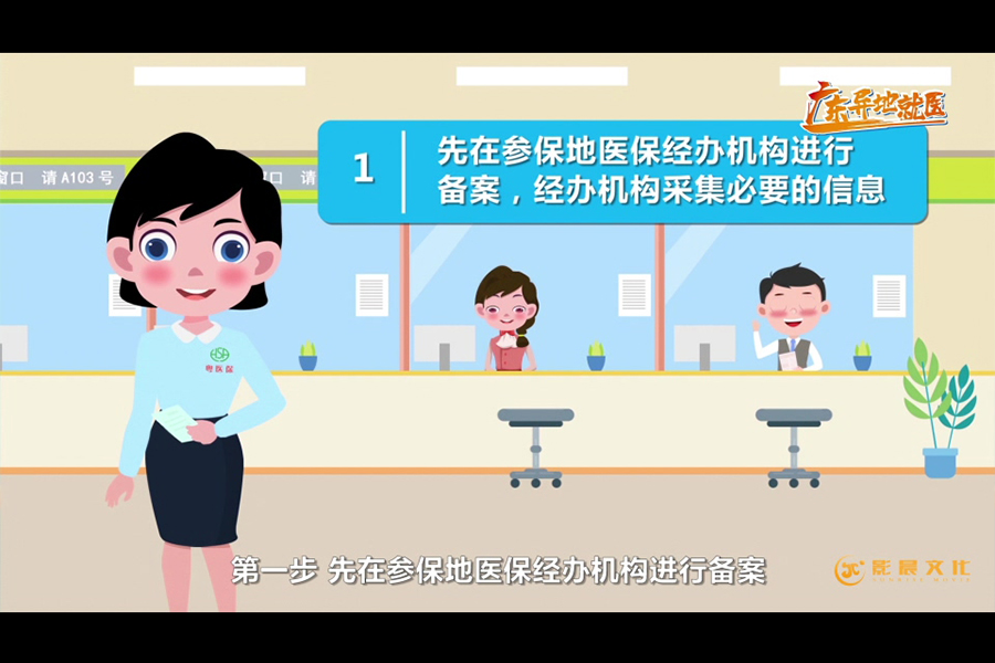 廣州MG動畫制作-廣東醫(yī)保異地就醫(yī)案例截圖-政策介紹展示-影晨文化